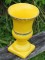 Vaso Taça Em Cerâmica Amarelo